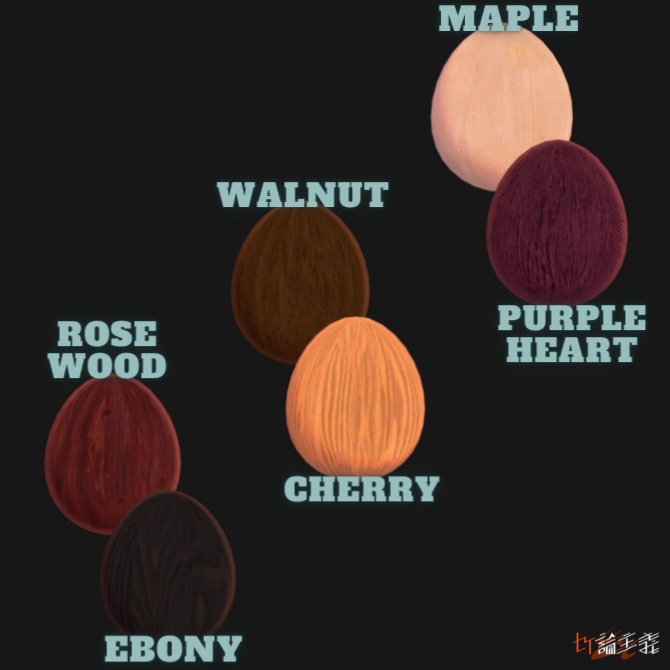 【VRChat想定】【楽器】エッグシェイカー 全6色 収納バスケット付き