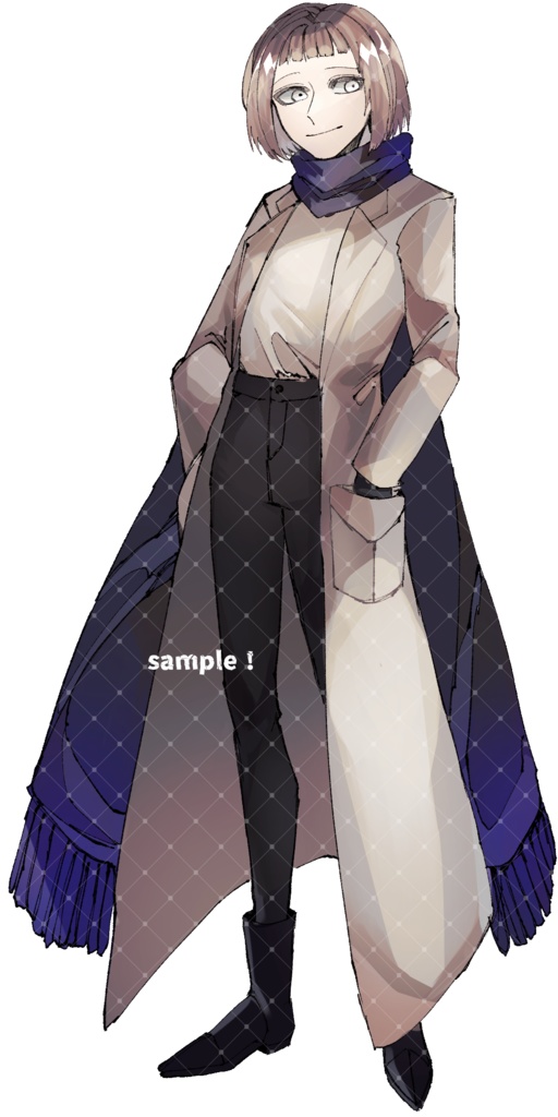 【立ち絵素材】マフラー※2025/11/11更新