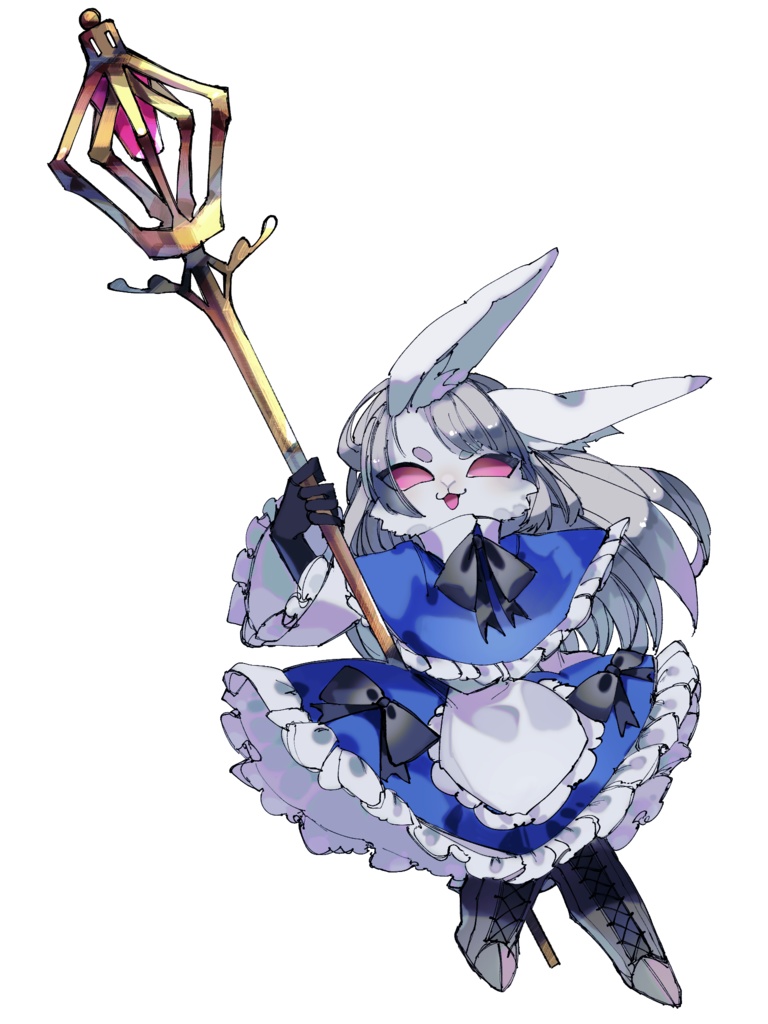 【フリー素材】アリスなうさぎ SPLL:E111024