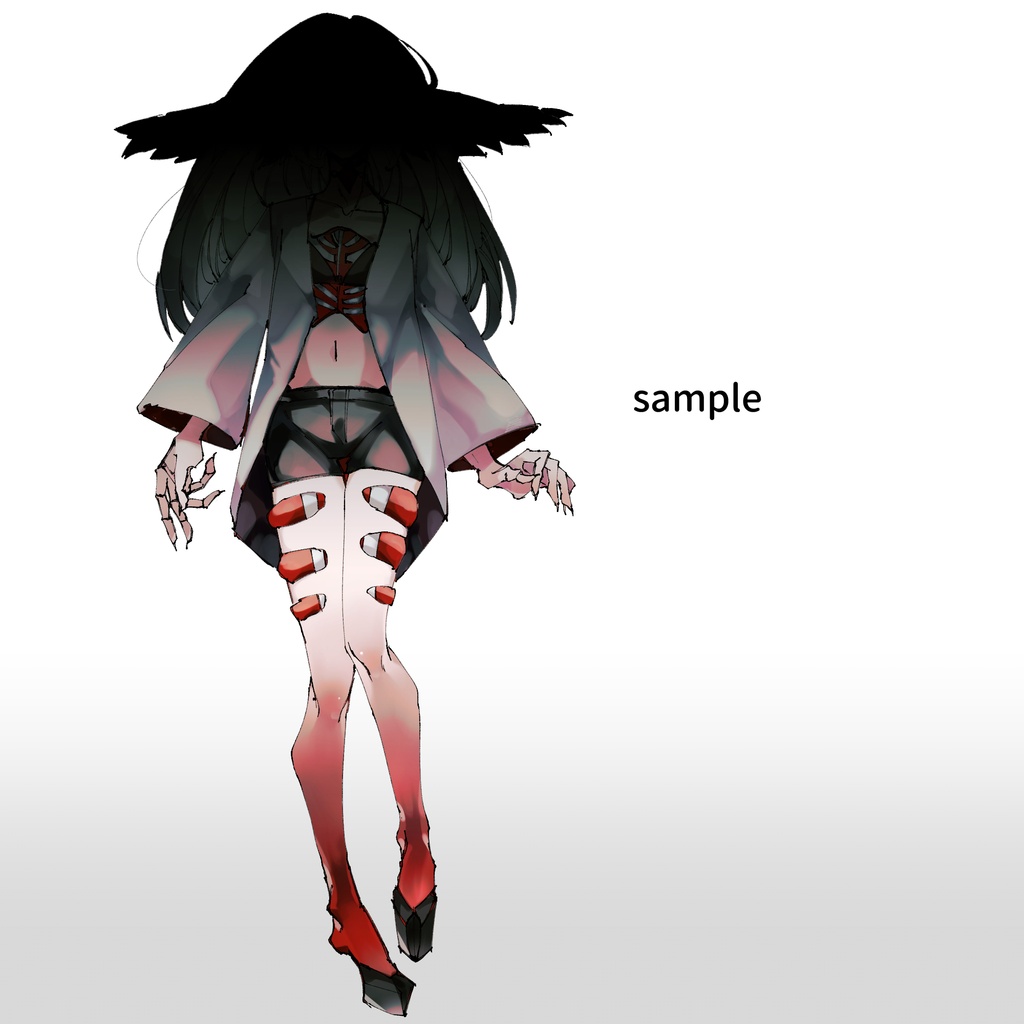 【立ち絵素材】赤いキメラの子