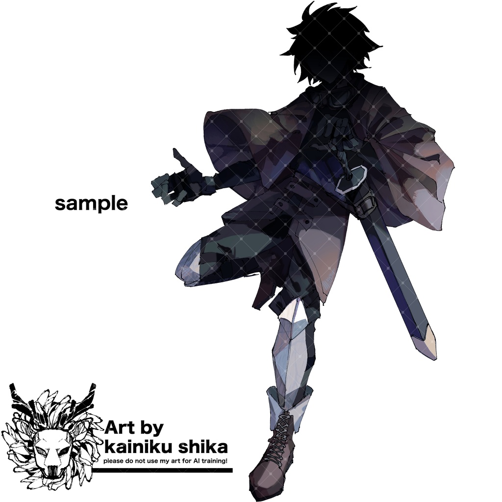 【立ち絵素材】探求する青年