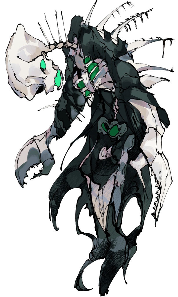 【フリー素材】骨格の恐怖