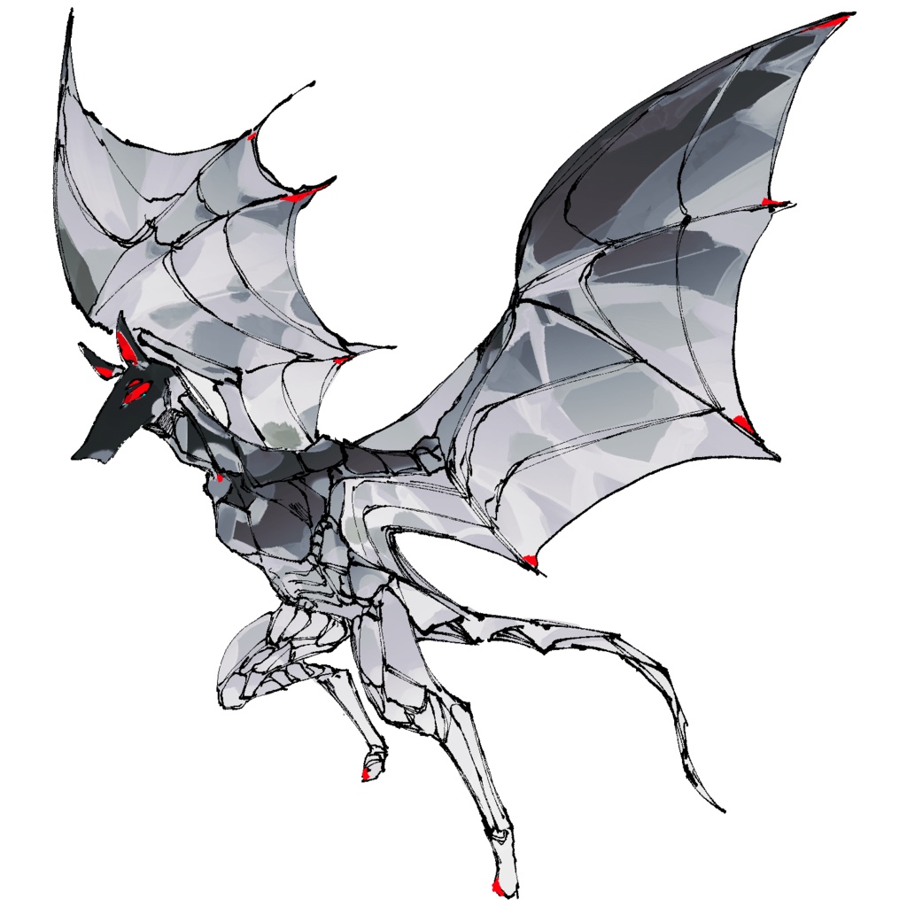 【フリー素材】シャンタク鳥