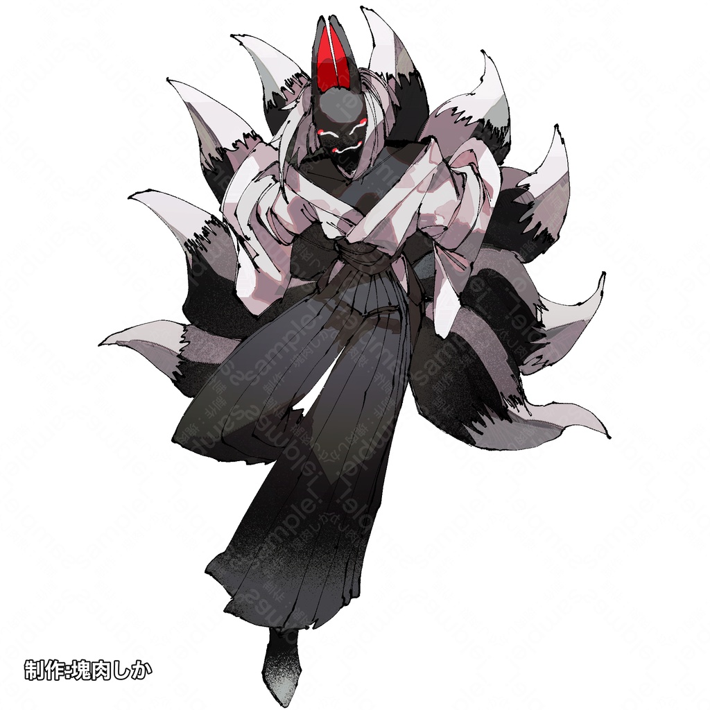 【立ち絵素材】九尾さん