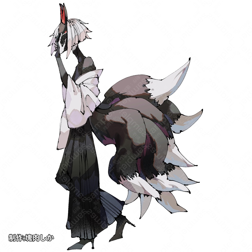 【立ち絵素材】九尾さん