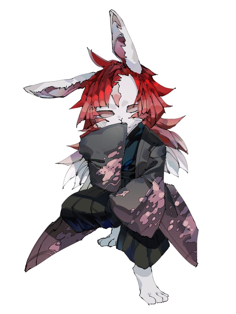 【フリー素材】二足歩行するうさぎ詰めvol.3