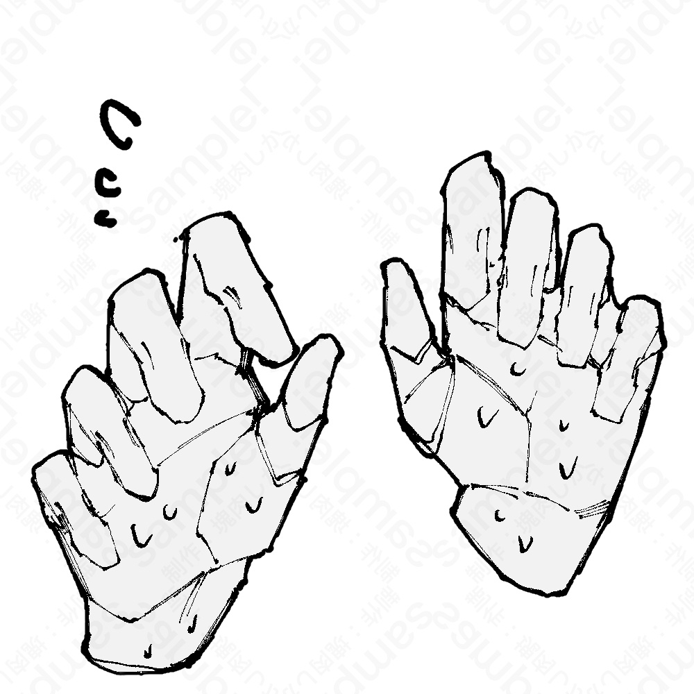 🦌1週間限定セール中🦌【アイコン素材】手のKP/GM駒