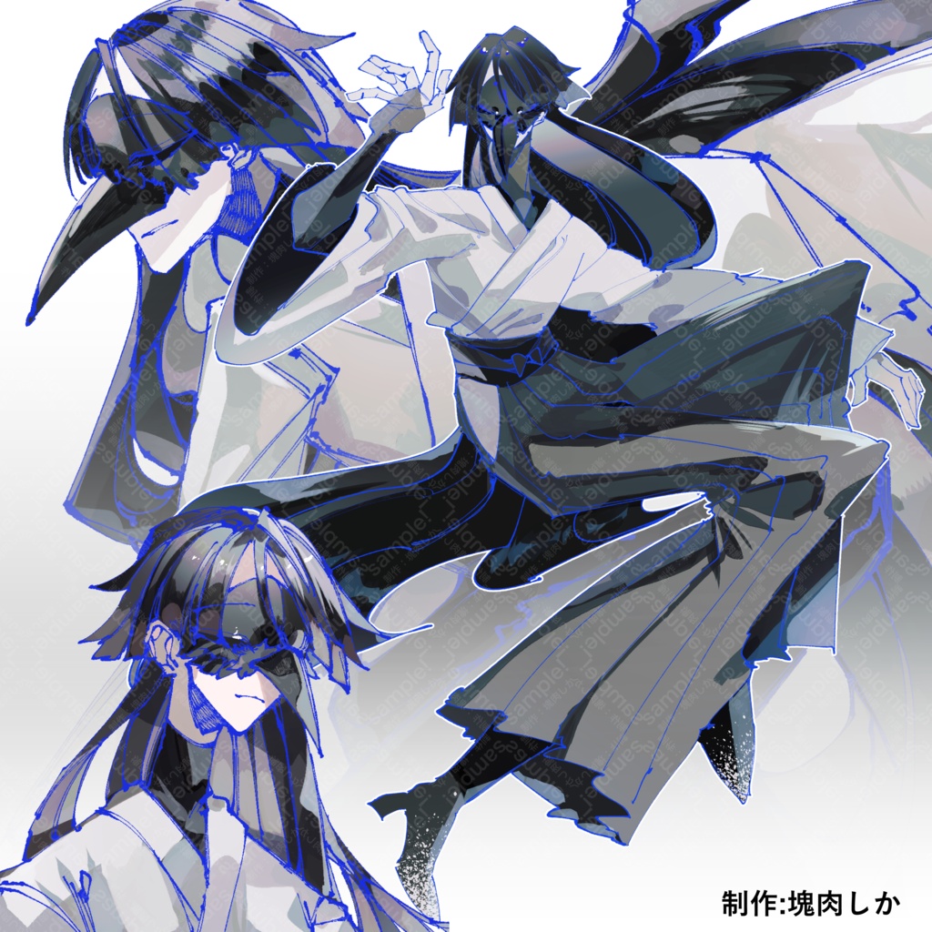 🦌セール中🦌烏さん【立ち絵素材】