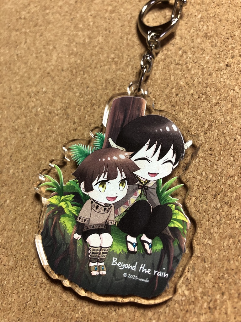 イラとハンダのアクリルキーホルダー(あんしんBOOTHパック)