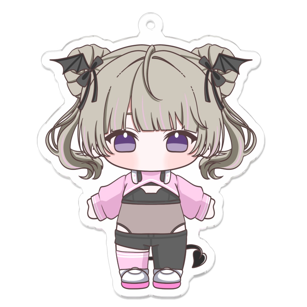 モカぬい　アクリルキーホルダー