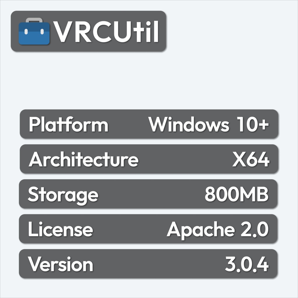 VRCUtil - VRChat専用拡張プログラム