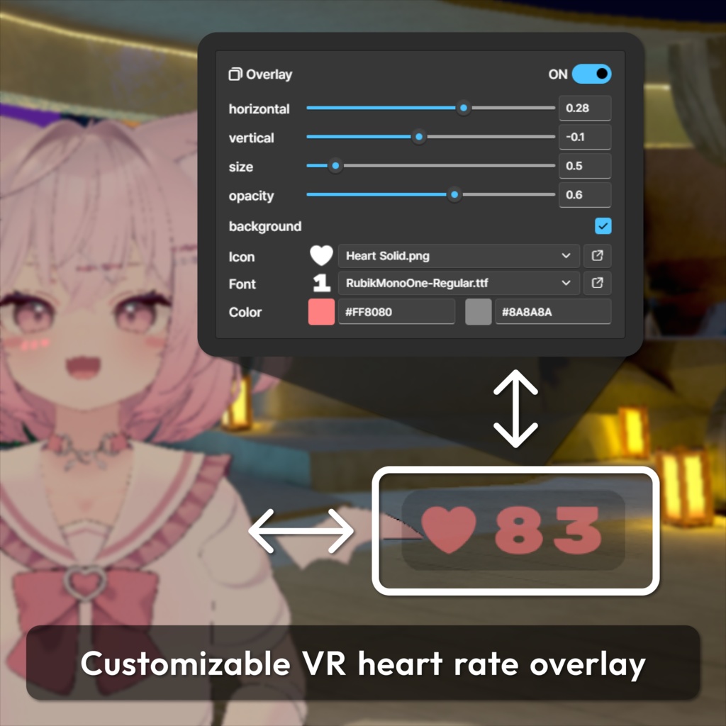 Heart Rate System for VRChat