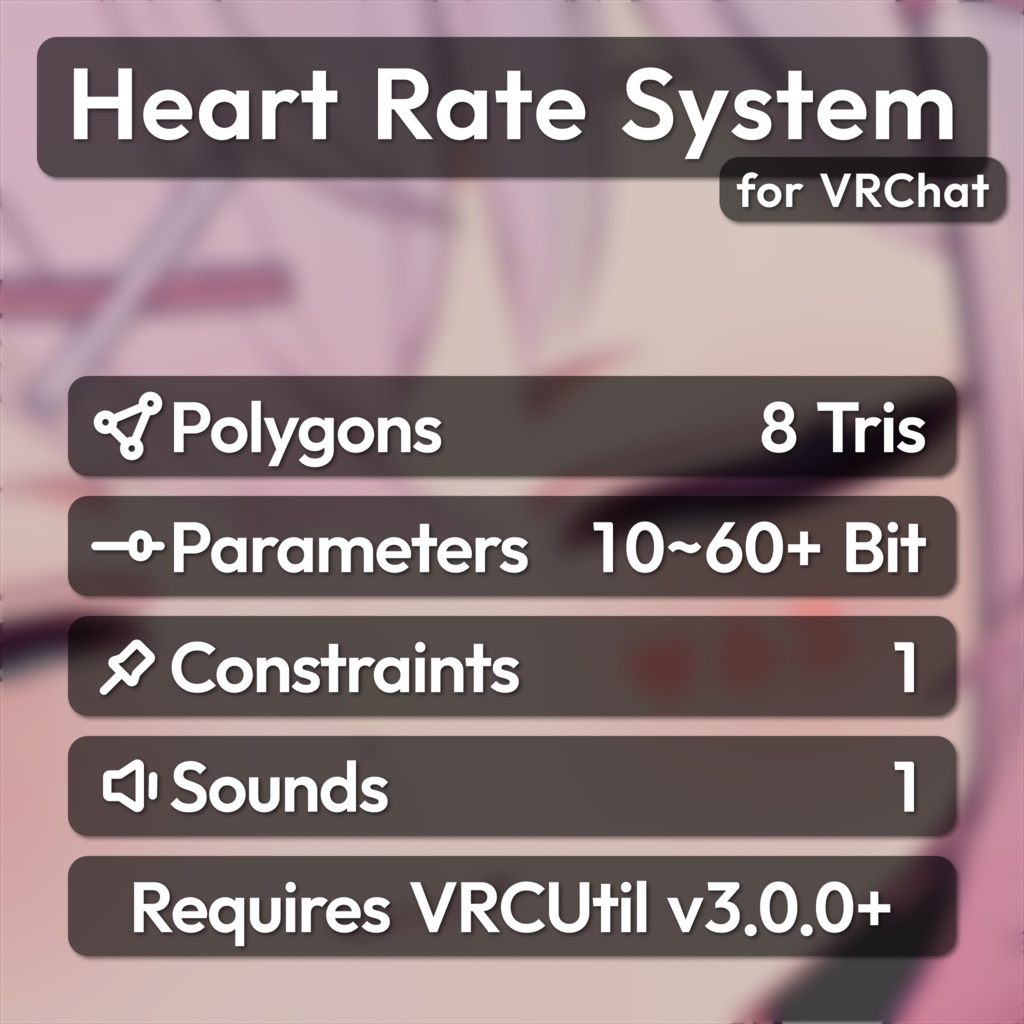 Heart Rate System for VRChat
