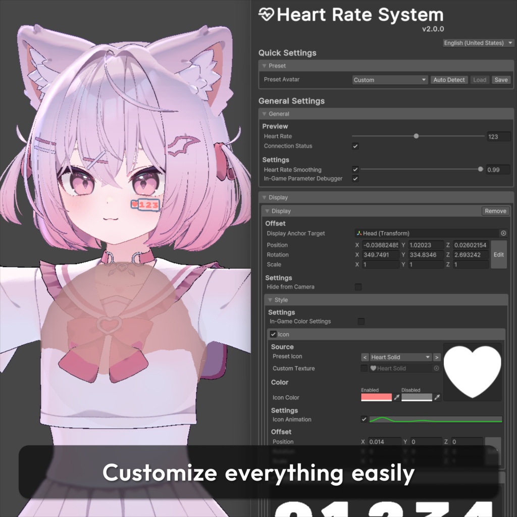 Heart Rate System for VRChat