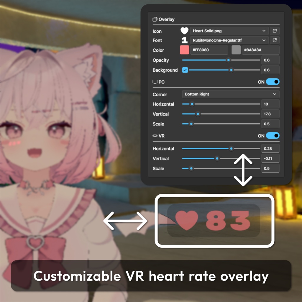 Heart Rate System for VRChat