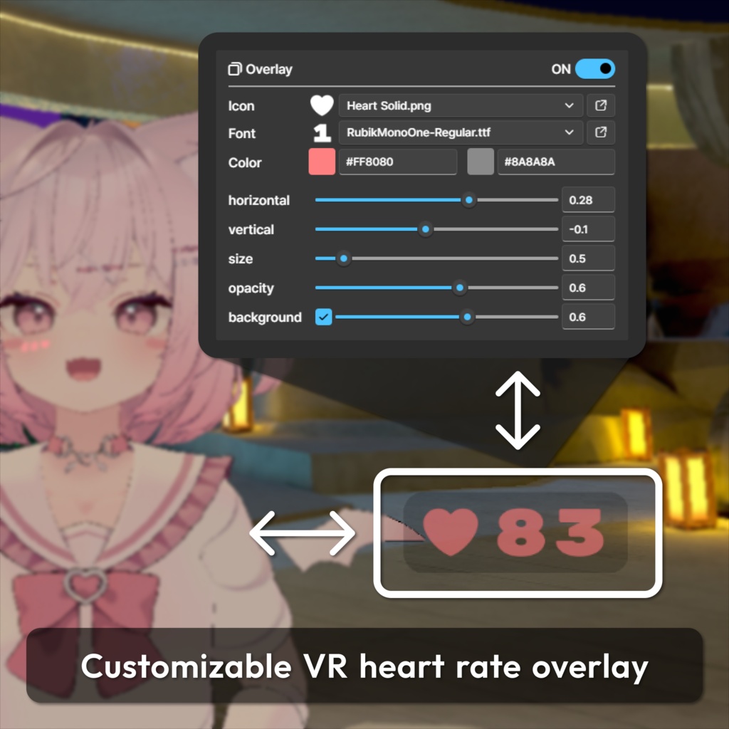 Heart Rate System for VRChat