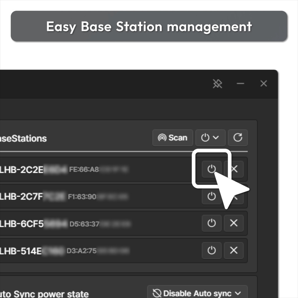 BSManager - BaseStation Power Manager