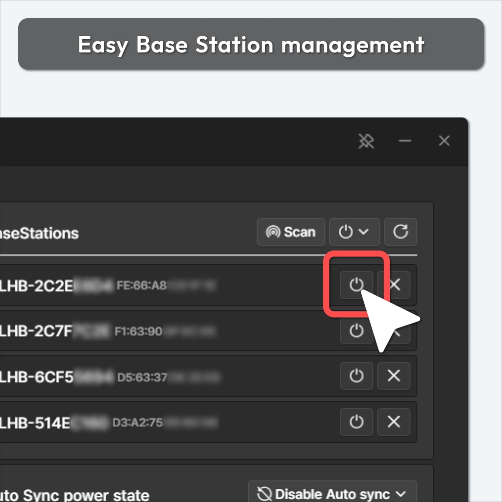 BSManager - BaseStation Power Manager