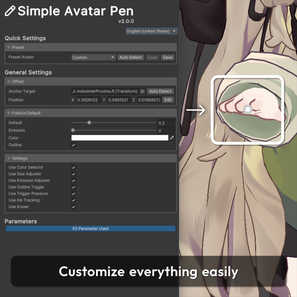 Simple Avatar Pen