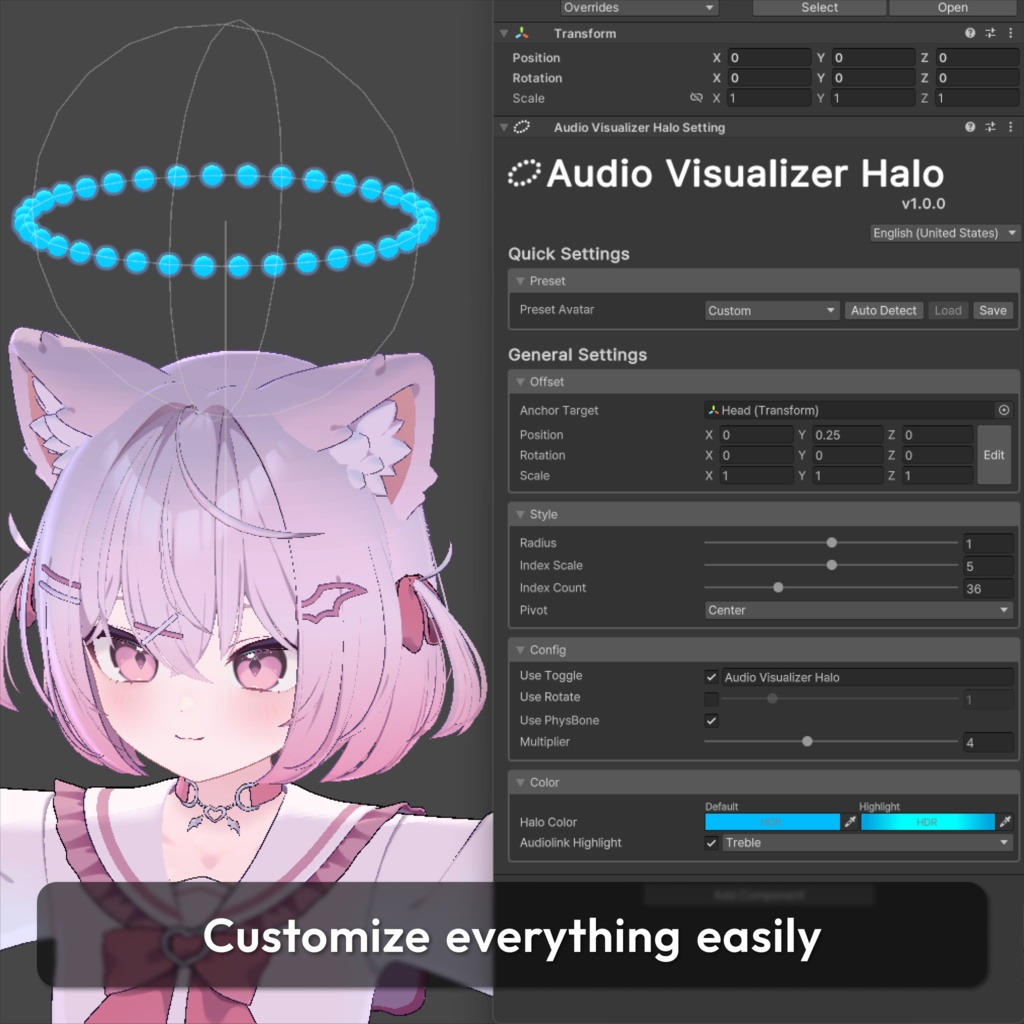 Audio Visualizer Halo