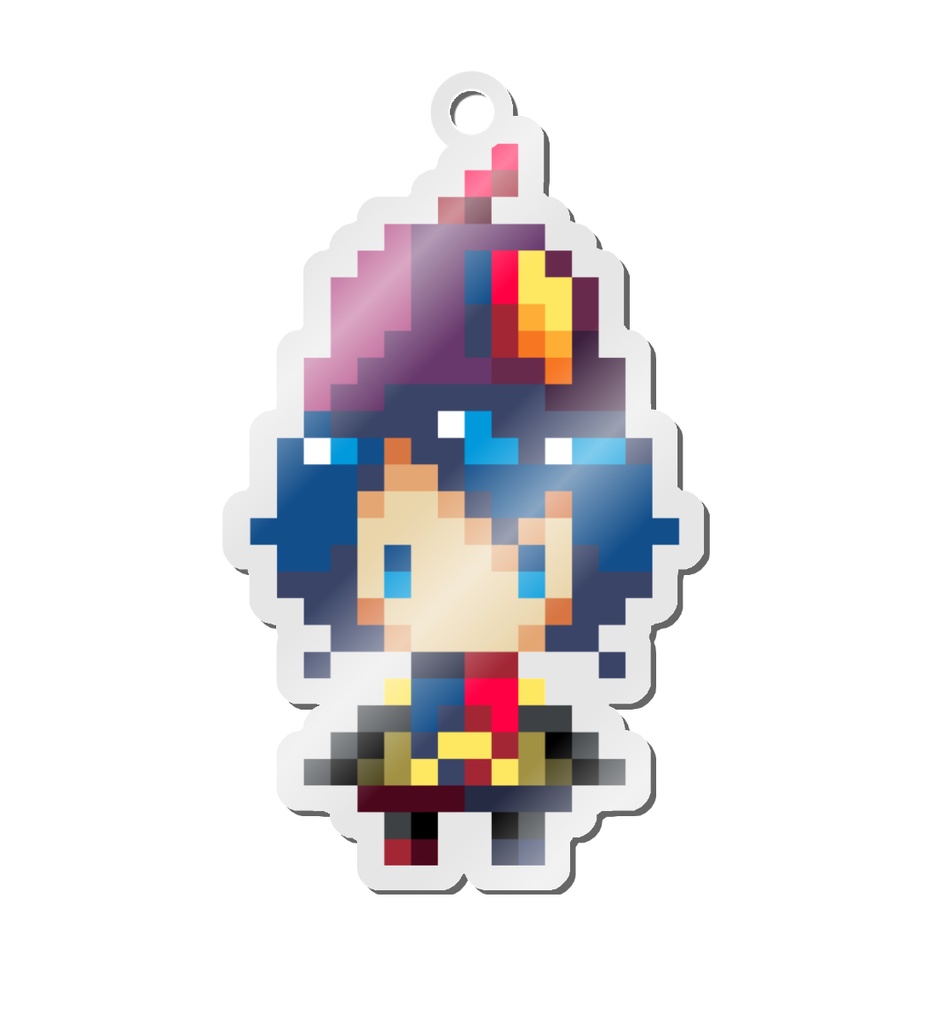 Vtuber「指揮官クグロフ」ドットアクリルキーホルダー