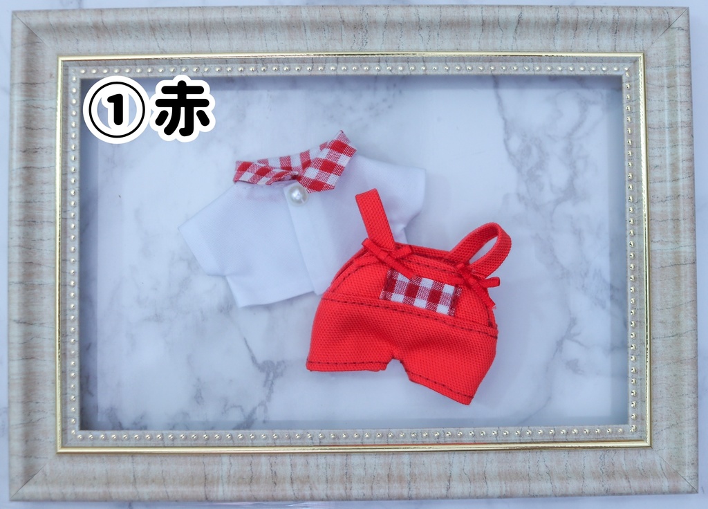 推し色リボンサロペット