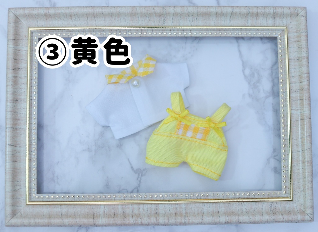 推し色リボンサロペット