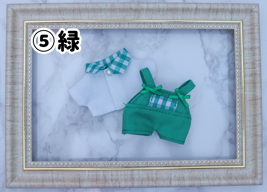 推し色リボンサロペット