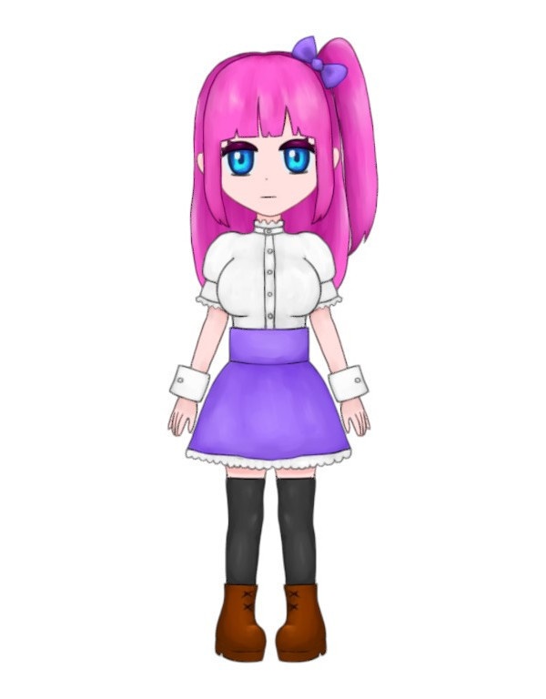 Facerig用アバター「CKFちゃん」【Vtuber向け】