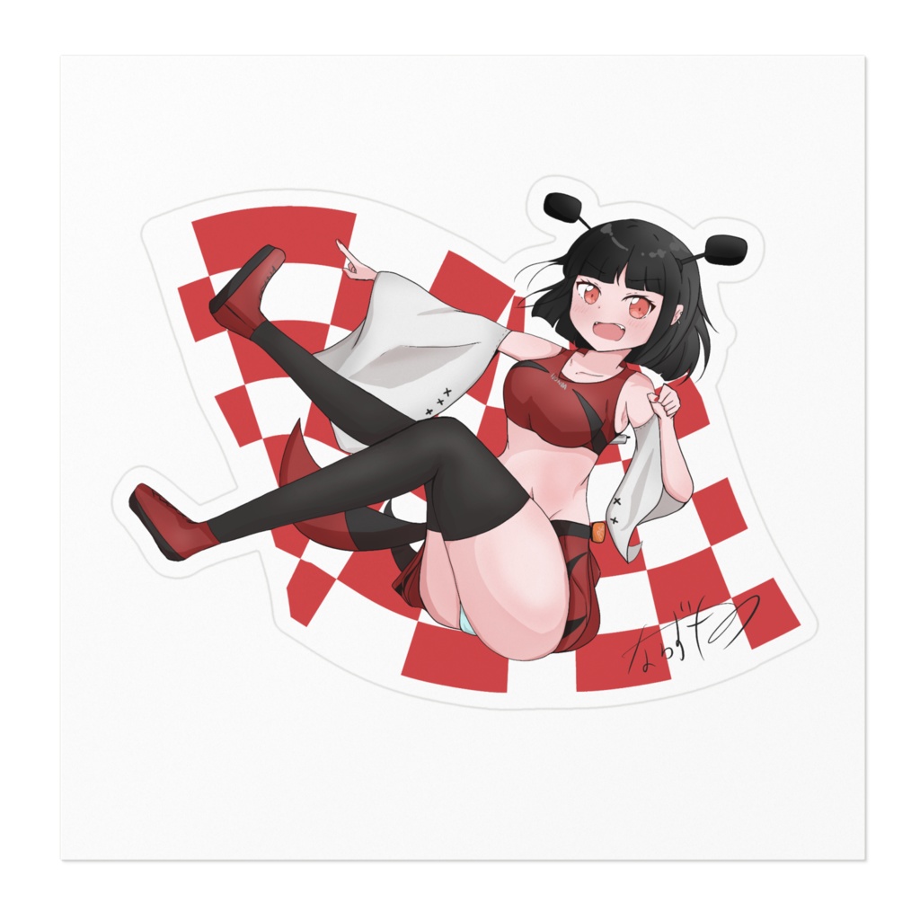 エヌワンちゃんステッカー