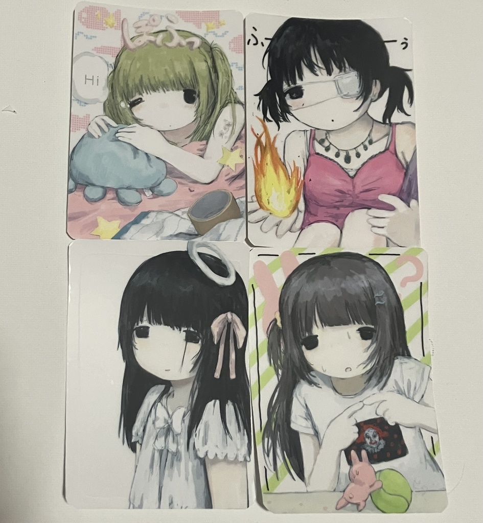 やえぞめステッカー4枚セット