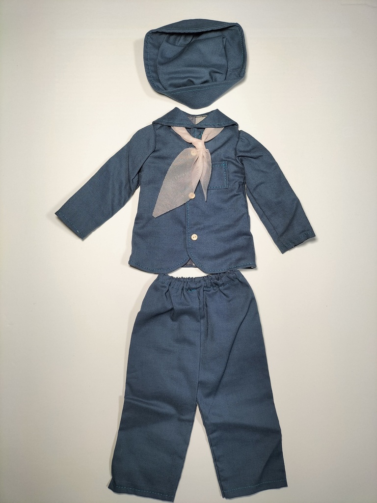 1/4ドールサイズ:男の子向けセーラーセット服