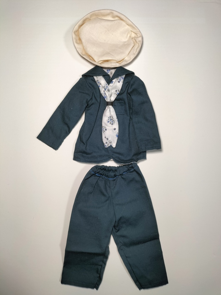 1/4ドールサイズ:男の子向けセーラーセット服