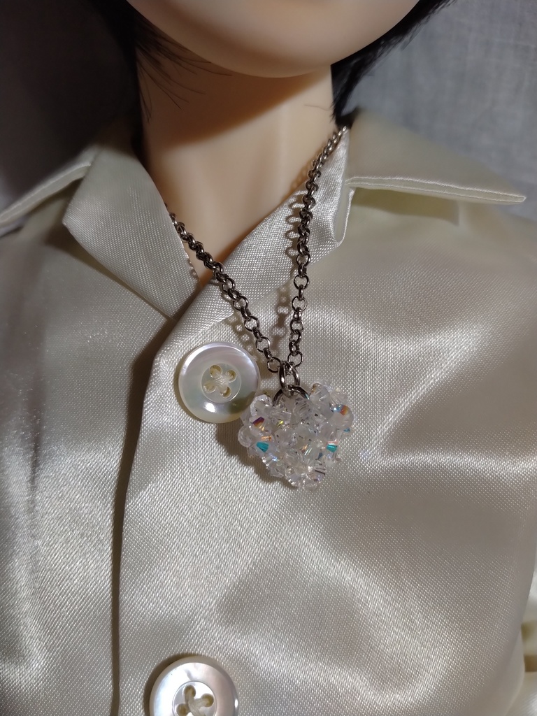 ドール用ビーズネックレス(ランダム)