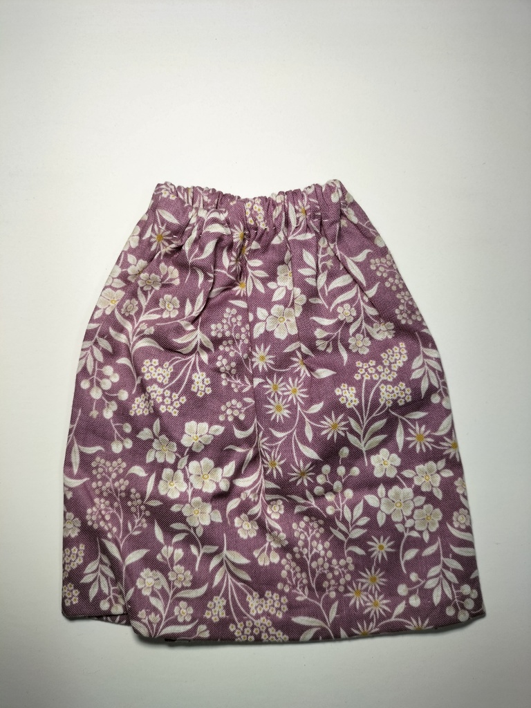 1/4サイズドール服 花柄スカート