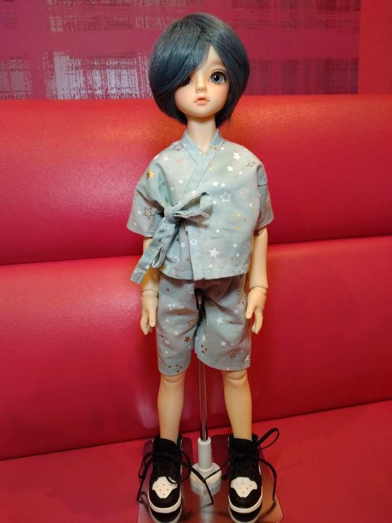 1/4サイズドール服　甚平