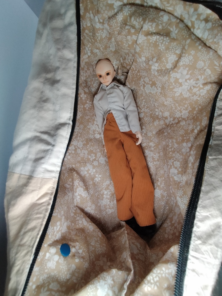 ドールキャリーバッグ アリス柄 30cmドールサイズ