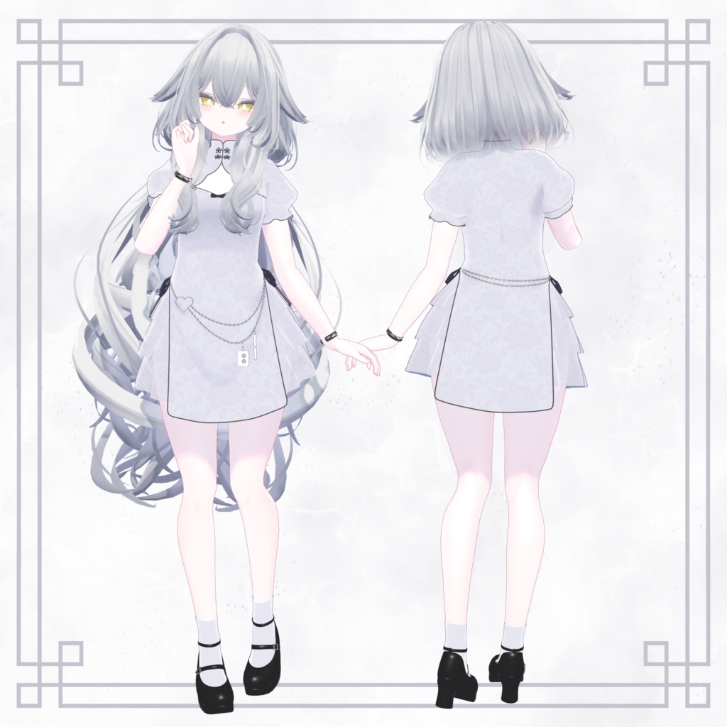 【Free/無料】White China【ルルネ対応】