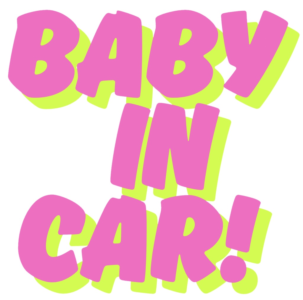 アクリルキーホルダー (BABY IN CAR!)