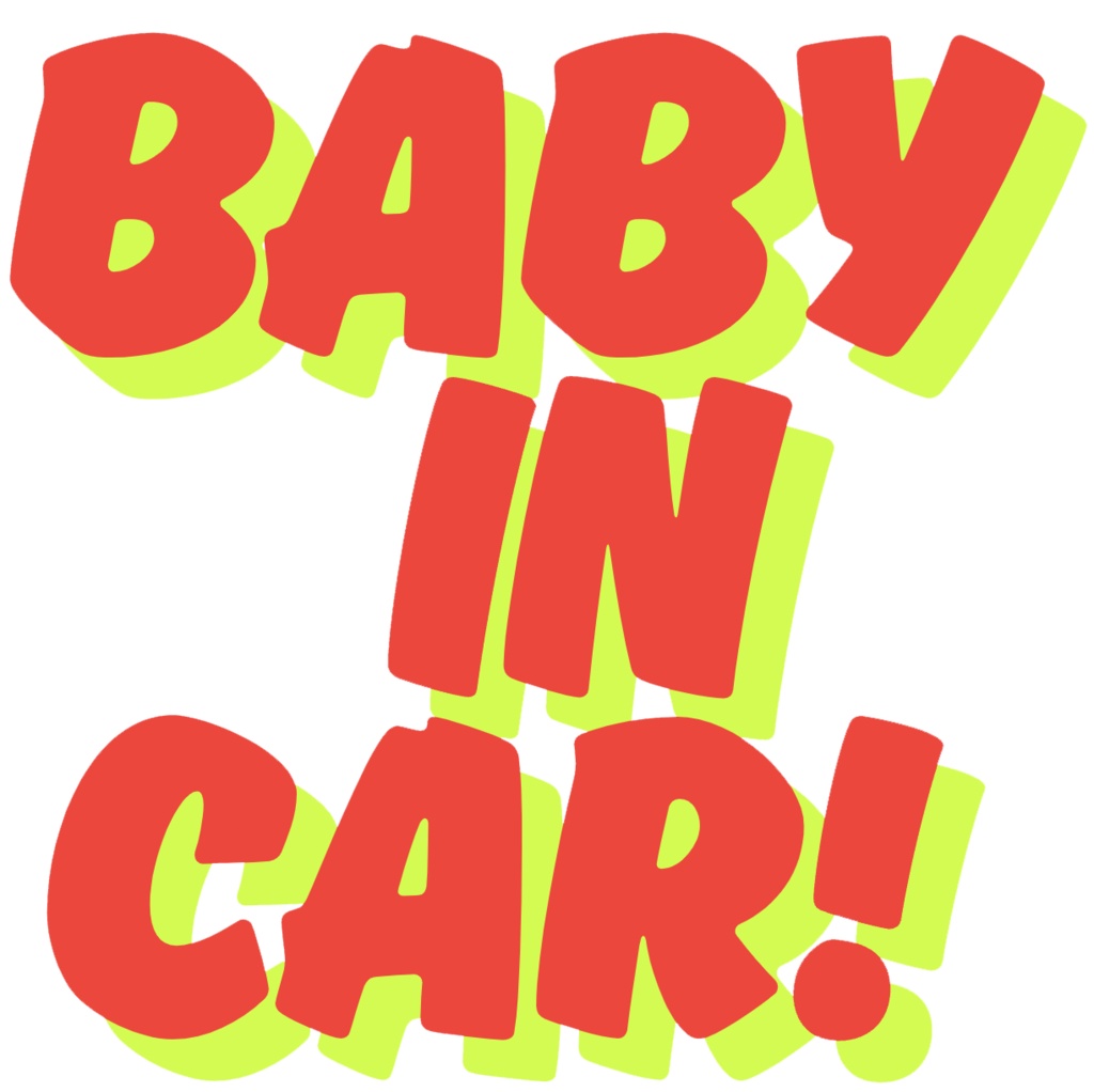 アクリルキーホルダー (BABY IN CAR!)