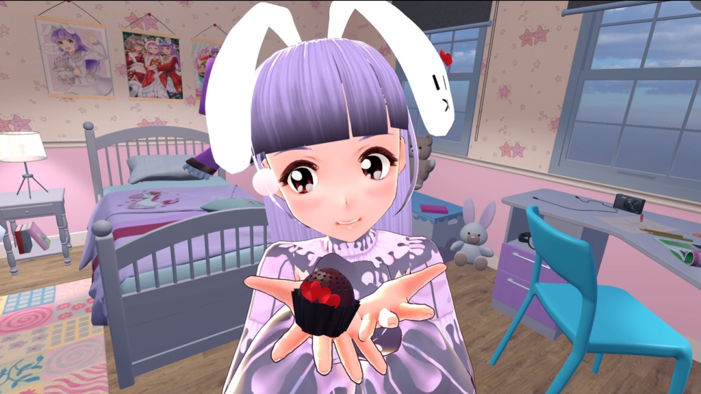 【無料】オリジナル3Dモデル「ドコカノチョコ2020」バレンタインチョコ