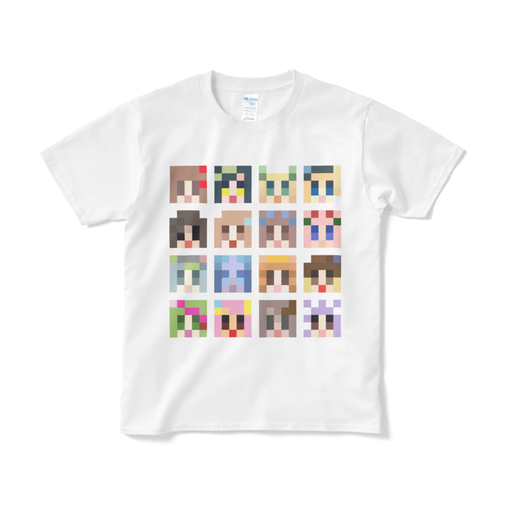 マスコットキャラクター ピクセルTシャツ