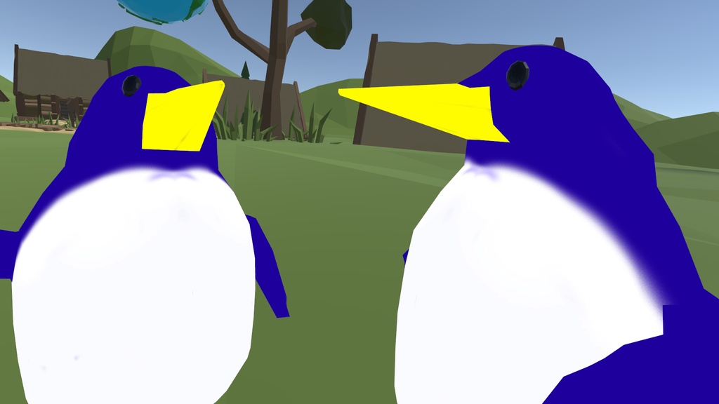 ドコカノペンギン親子アバター(VRChat/Quest対応)