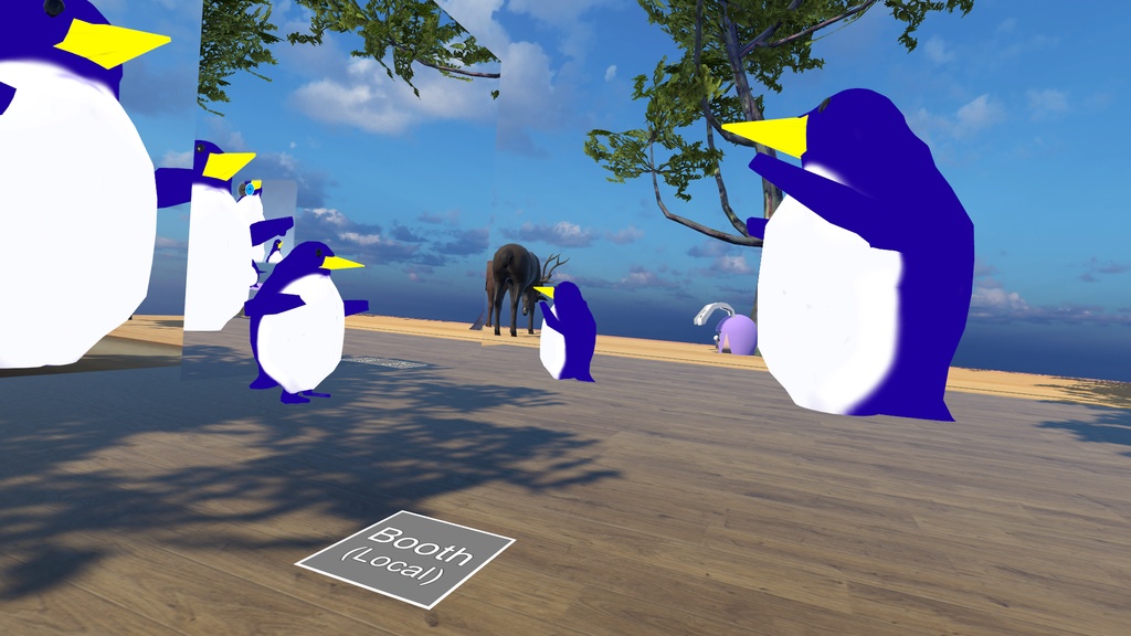 ドコカノペンギン親子アバター(VRChat/Quest対応)