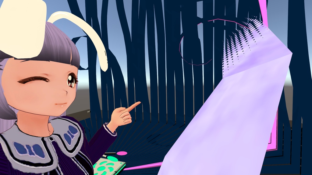 ドコカノうさぎマジカルシェーダーブースセット(VRChat ワールド、モデル、シェーダー3種同梱)