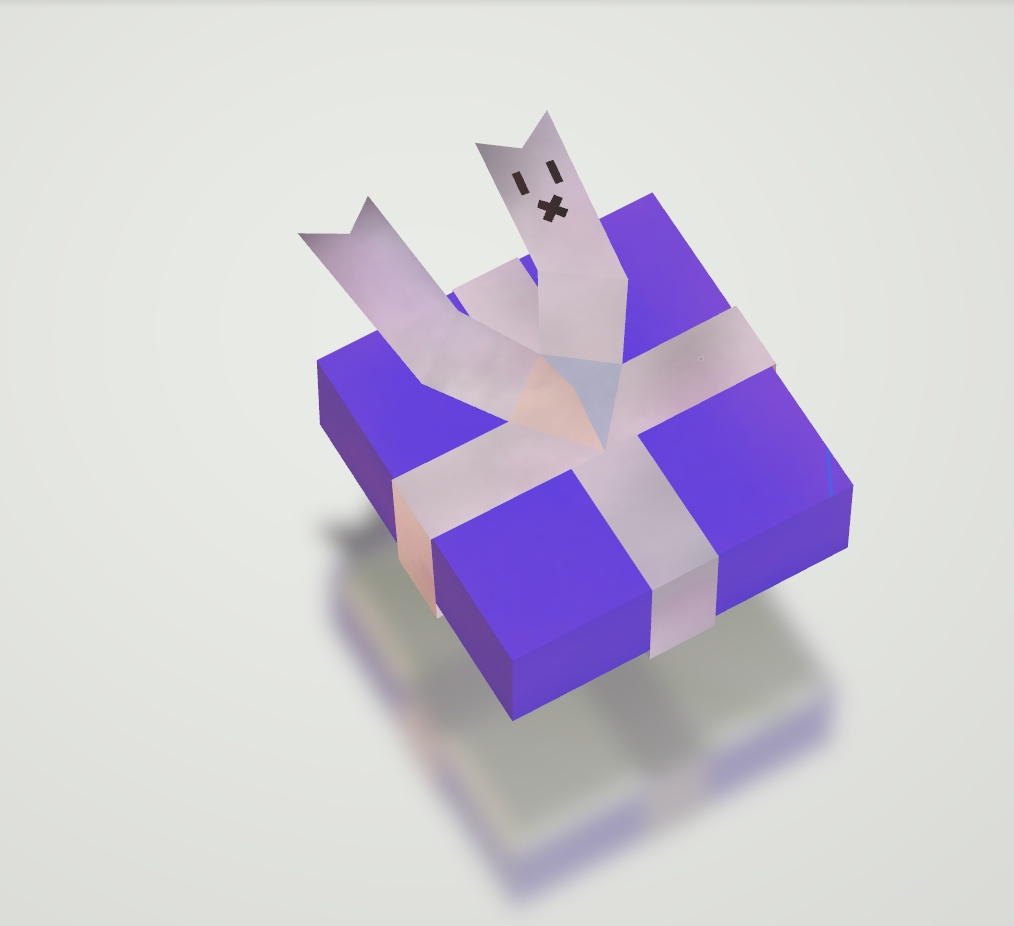 「256チョコ」UnityPackage/FBX/Blender