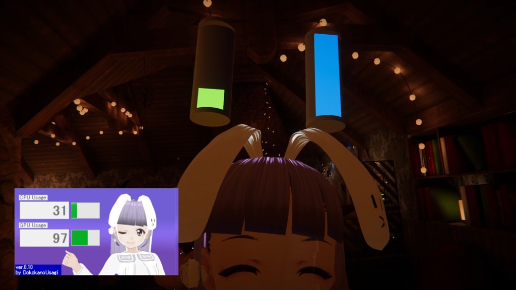 CPU・GPU使用率をOSCでVRChatに送信するアプリ「CPU Usage OSC」