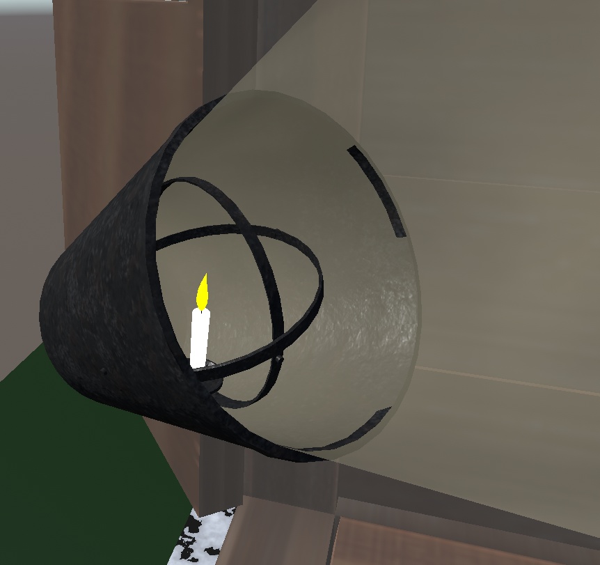 うさぎの祠(社)&龕灯 3Dモデル&VRChat用ギミック