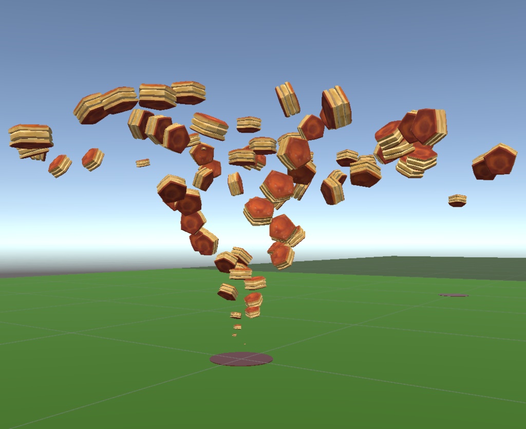 六角パイ&合格パイ 【Unity用3Dモデルパッケージ&FBX】