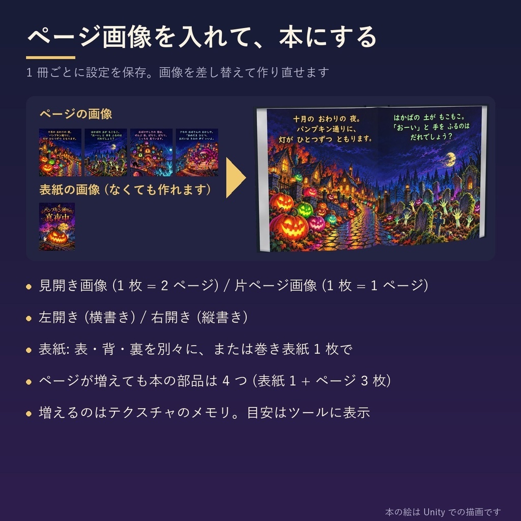 開閉&ページめくり本ギミック for VRChat ワールド&アバター